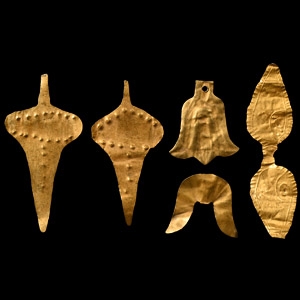 Greek Gold Funerary Decoration Group