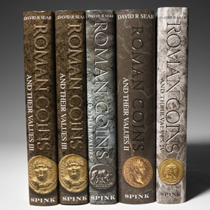Numismatic Books - Sear - Roman Coins and Their Values Set (New) [5]