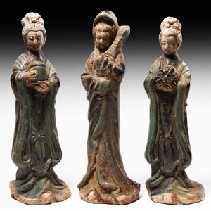 Chinese Ming Lady Group