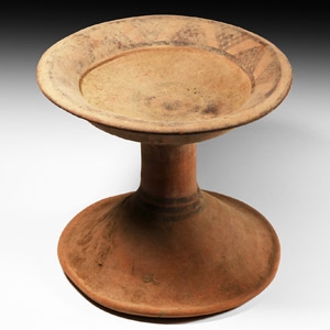 Large Western Asiatic Terracotta Chalice