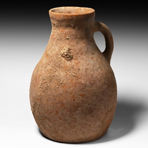 Medieval Terracotta Pitcher