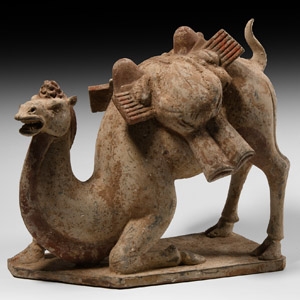 Chinese Tang Kneeling Camel