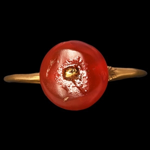 Byzantine Gold Ring with Carnelian