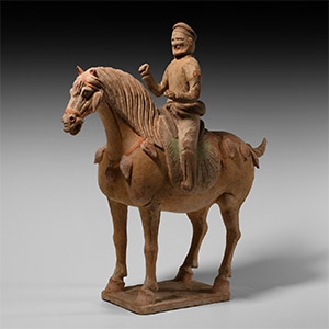 Chinese Tang Horse and Rider