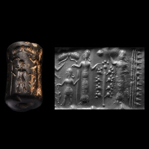 Cylinder Seal with Figural Scene