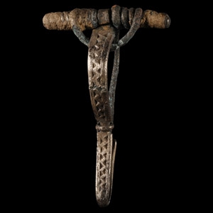 Roman Silver Bow Brooch