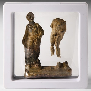Roman Lead Figural Scene