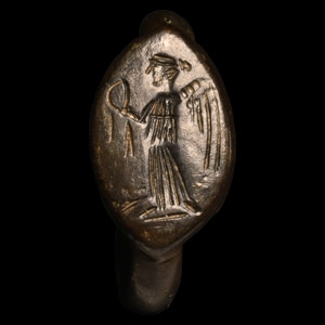 Hellenistic Ring with Nike