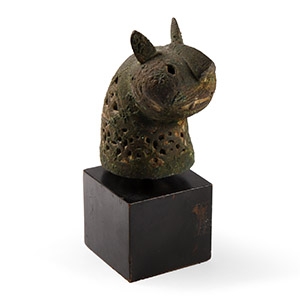 Western Asiatic Lion Censer Lid