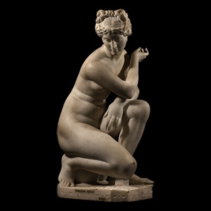 Marble Statue of Kneeling Venus