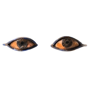 Egyptian Glass Eye Pair