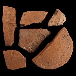 Roman Tile Fragment Group with Military Stamps