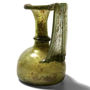 Large Roman Green Glass Jug