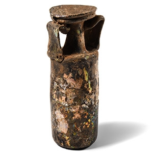 Large Roman Iridescent Glass Vessel