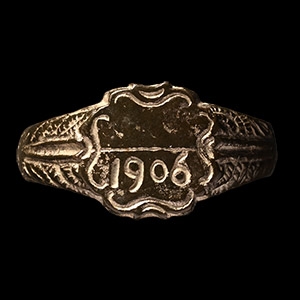 Edwardian Ring with Date