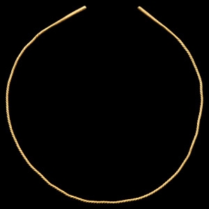 European Bronze Age Gold Twisted Torc
