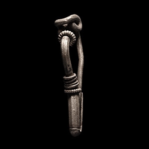 Iron Age Celtic Silver Fibula