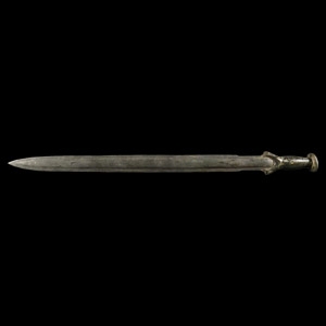 Large North European Bronze Age Sword with Hilt