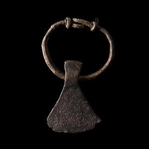 Viking Age Silver Axe Pendant