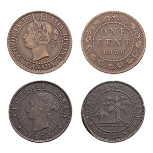 World Coins - Canada and PEI - Victoria - Cent Group [2]
