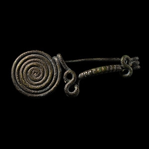 Bronze Age Central European Spiral Brooch