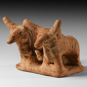 Indus Valley Votive Bull Pair