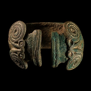 Bactrian Armband with Animal Terminals