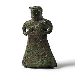 Bactrian Female Figured Kohl Pot