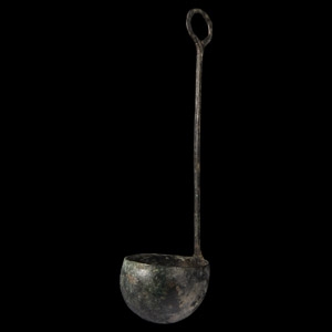 Roman Ladle with Loop Handle