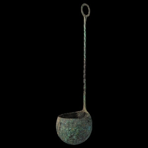 Greek Ladle with Twisted Handle