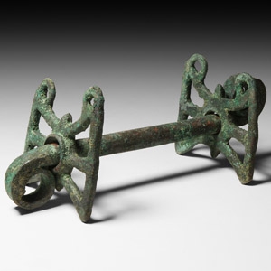 Luristan Horse-Bit with Geometric Design