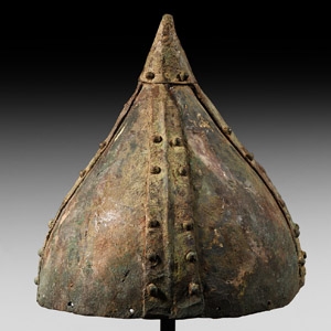Sassanian Spangenhelm with Rivets