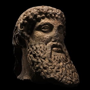Bearded Hermes Head