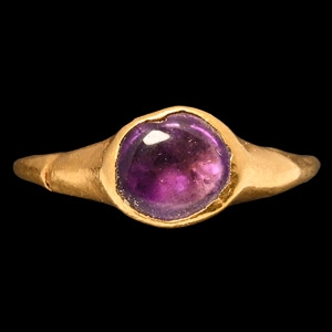 Roman Gold Ring with Gemstone