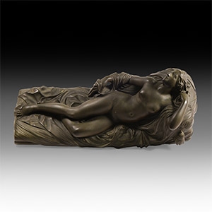 Post Medieval Reclining Female Statue