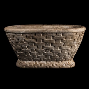 Post Medieval Marble Basket