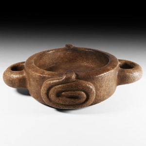 Prehispanic Peruvian Inca Stone Ritual Vessel