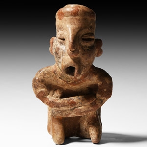 Prehispanic Nayarit Seated Figure