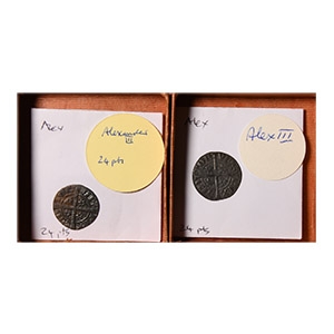 British Medieval Coins - Scotland - Alexander III - Drayton Hoard - 24 Points Long Cross Pennies [2]