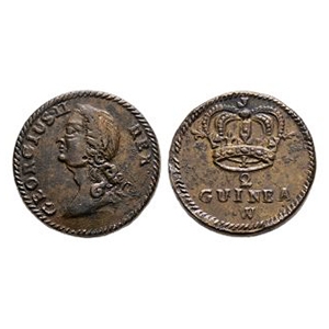 Coin Weights - George II - Half Guinea - Coin Weight