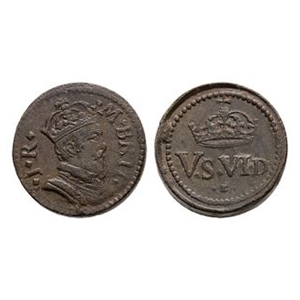 Coin Weights - James I - Crown V Shillings and VI Pence - Coin Weight