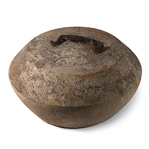 Stone Centenarius Weight with Handle
