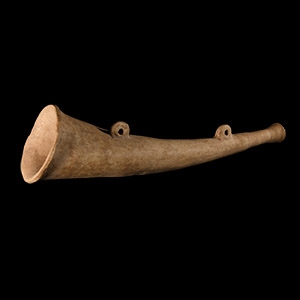 Medieval Terracotta Pilgrims Horn