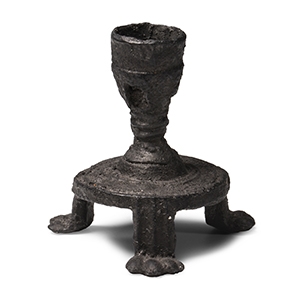 Medieval Pewter Candlestick