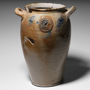 Post Medieval Glazed Bellarmine Ceramic Jar