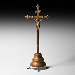 Post Medieval Bronze Crucifix