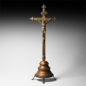 Post Medieval Bronze Crucifix