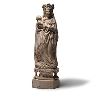 Post Medieval Madonna Pipe Clay Figure