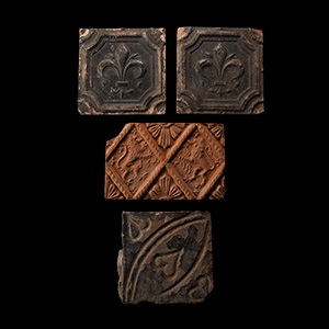 Post Medieval Ceramic Tile Group