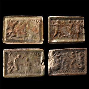 Post Medieval Biblical Ceramic Tile Group